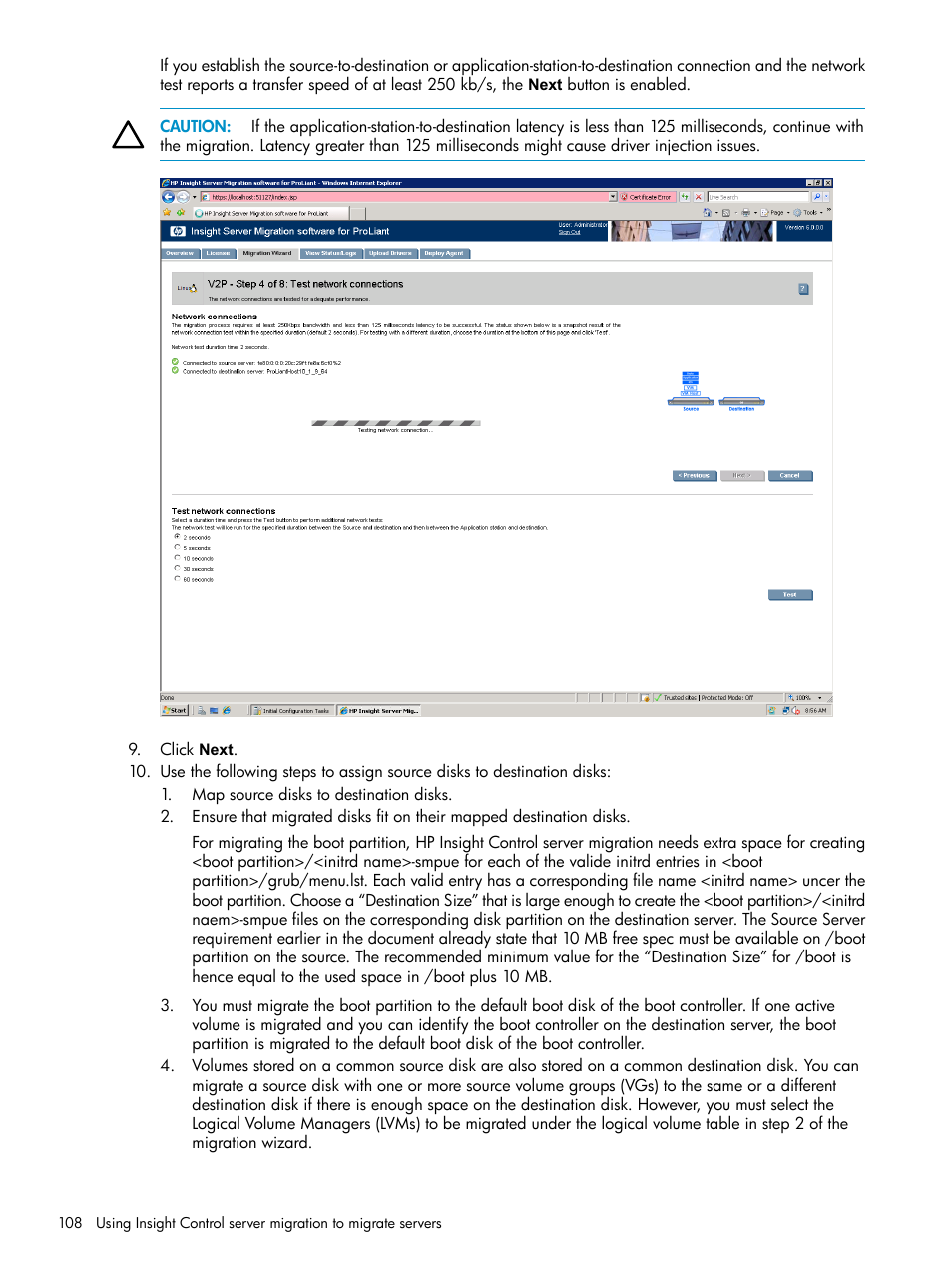 HP Insight Control User Manual | Page 108 / 173