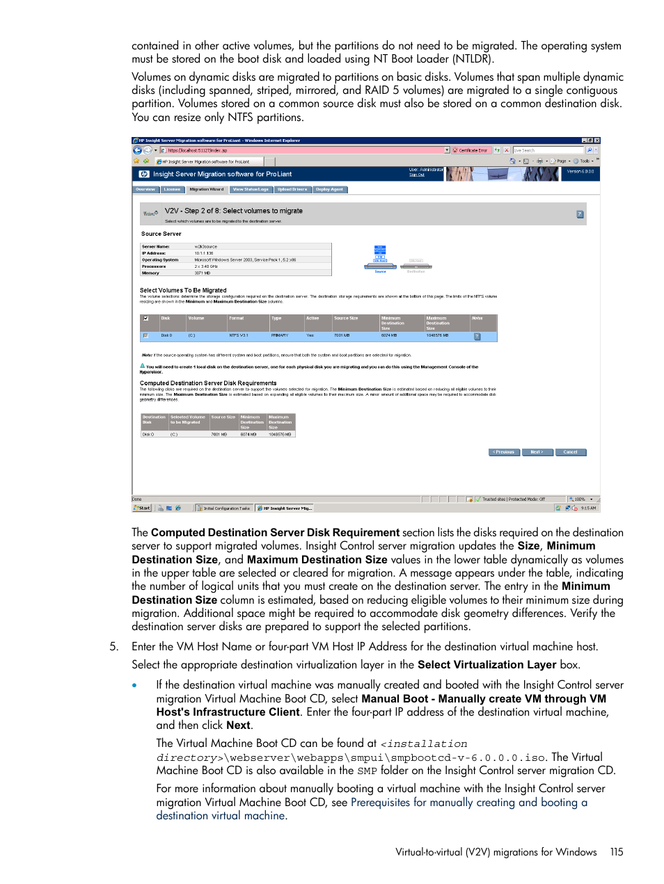 HP Insight Control User Manual | Page 115 / 173