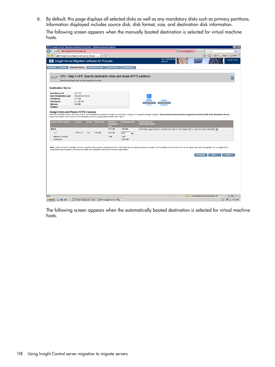 HP Insight Control User Manual | Page 118 / 173