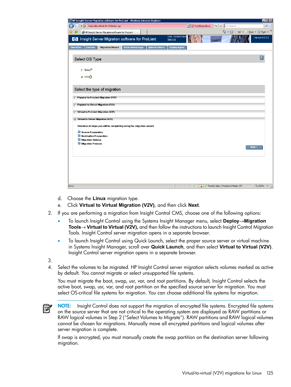 HP Insight Control User Manual | Page 125 / 173