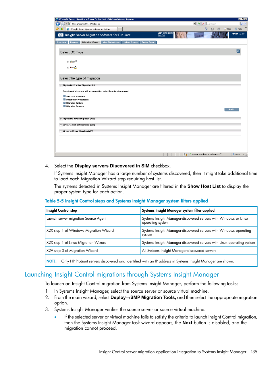 HP Insight Control User Manual | Page 135 / 173