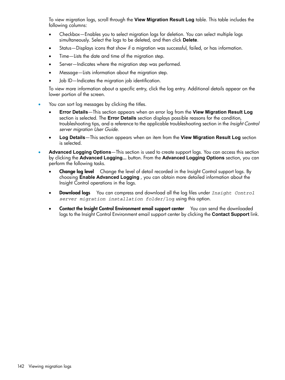 HP Insight Control User Manual | Page 142 / 173