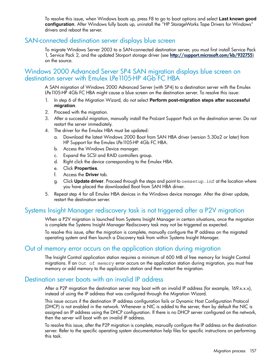 HP Insight Control User Manual | Page 157 / 173