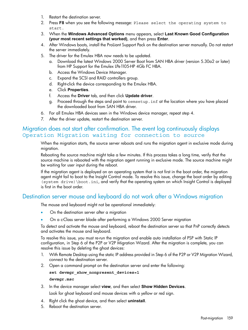 HP Insight Control User Manual | Page 159 / 173