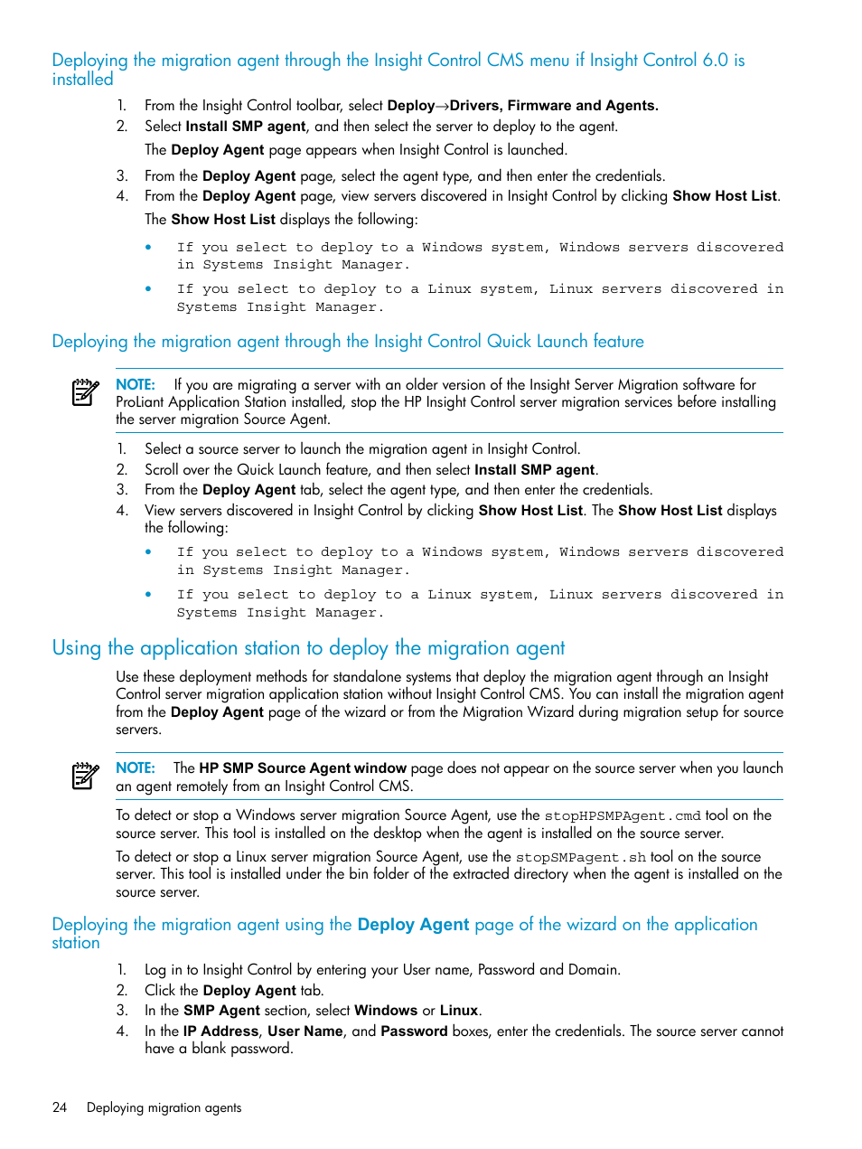 HP Insight Control User Manual | Page 24 / 173
