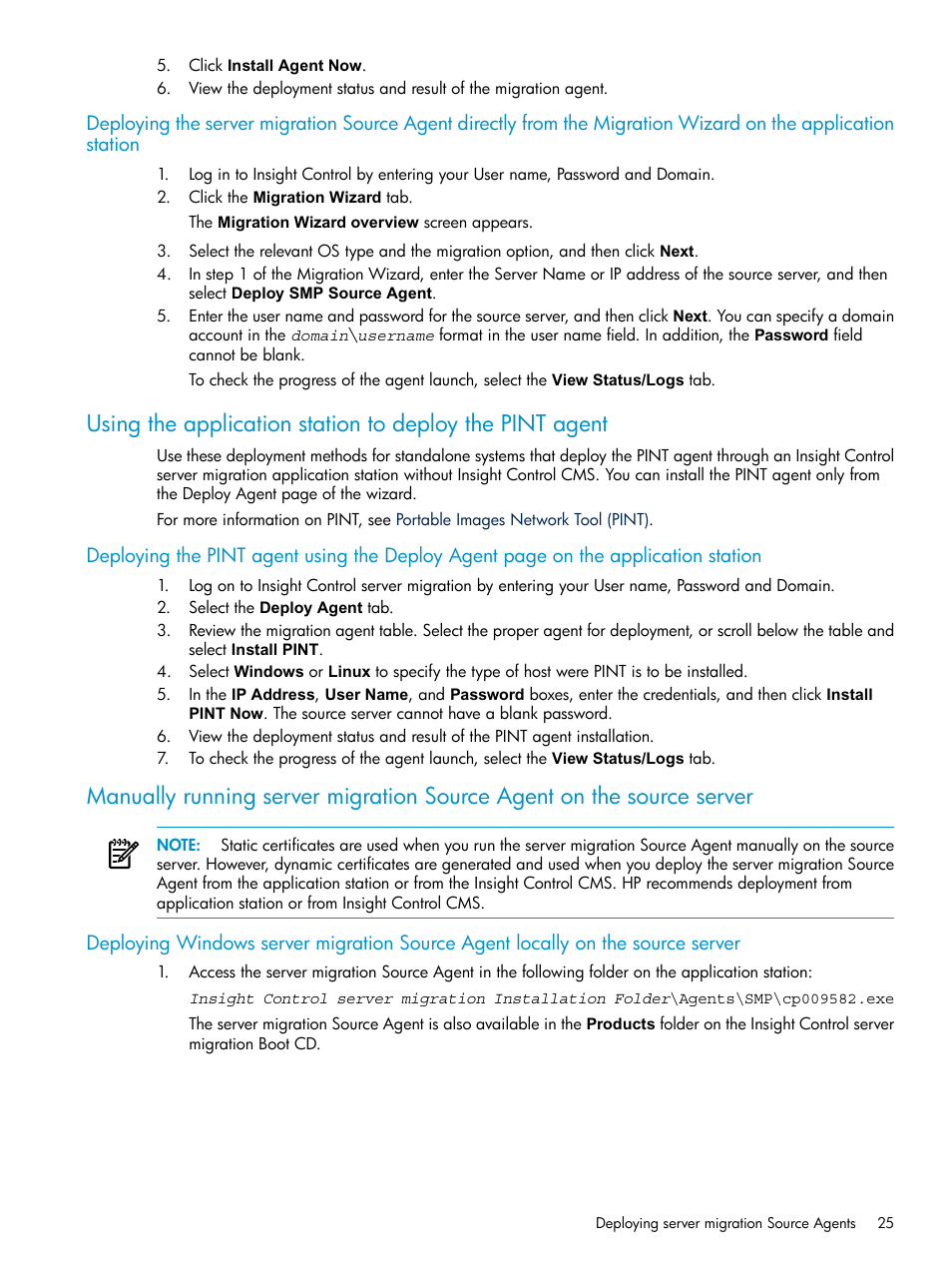 HP Insight Control User Manual | Page 25 / 173