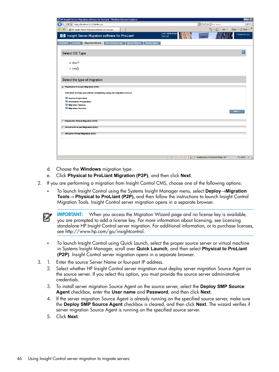 HP Insight Control User Manual | Page 46 / 173