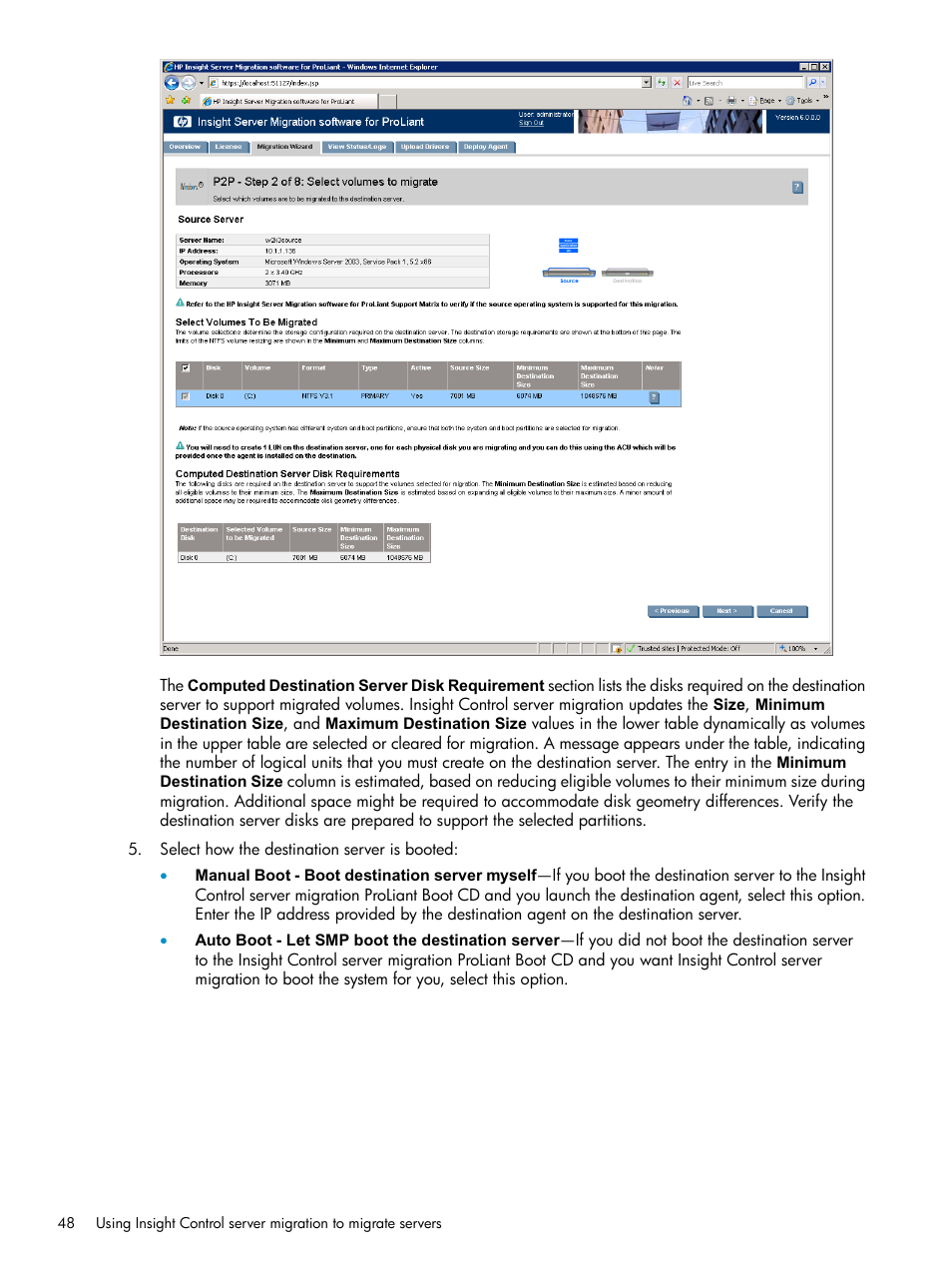HP Insight Control User Manual | Page 48 / 173