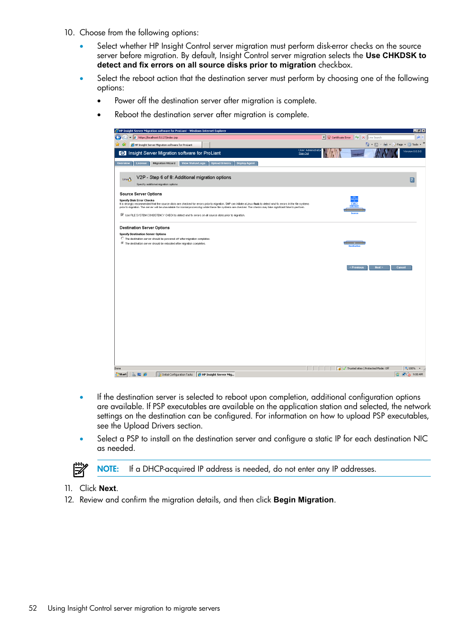 HP Insight Control User Manual | Page 52 / 173
