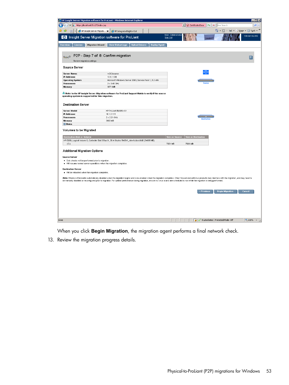 HP Insight Control User Manual | Page 53 / 173