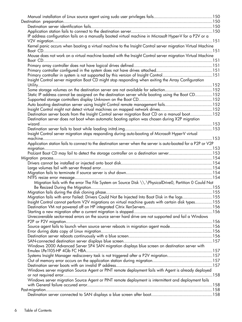 HP Insight Control User Manual | Page 6 / 173