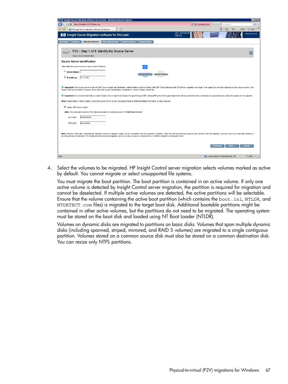 HP Insight Control User Manual | Page 67 / 173