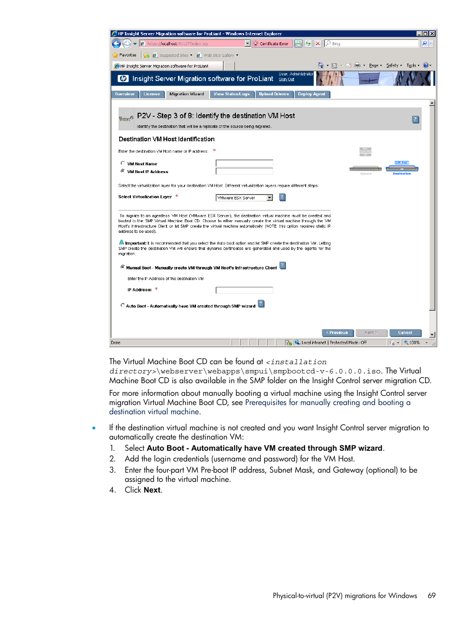 HP Insight Control User Manual | Page 69 / 173