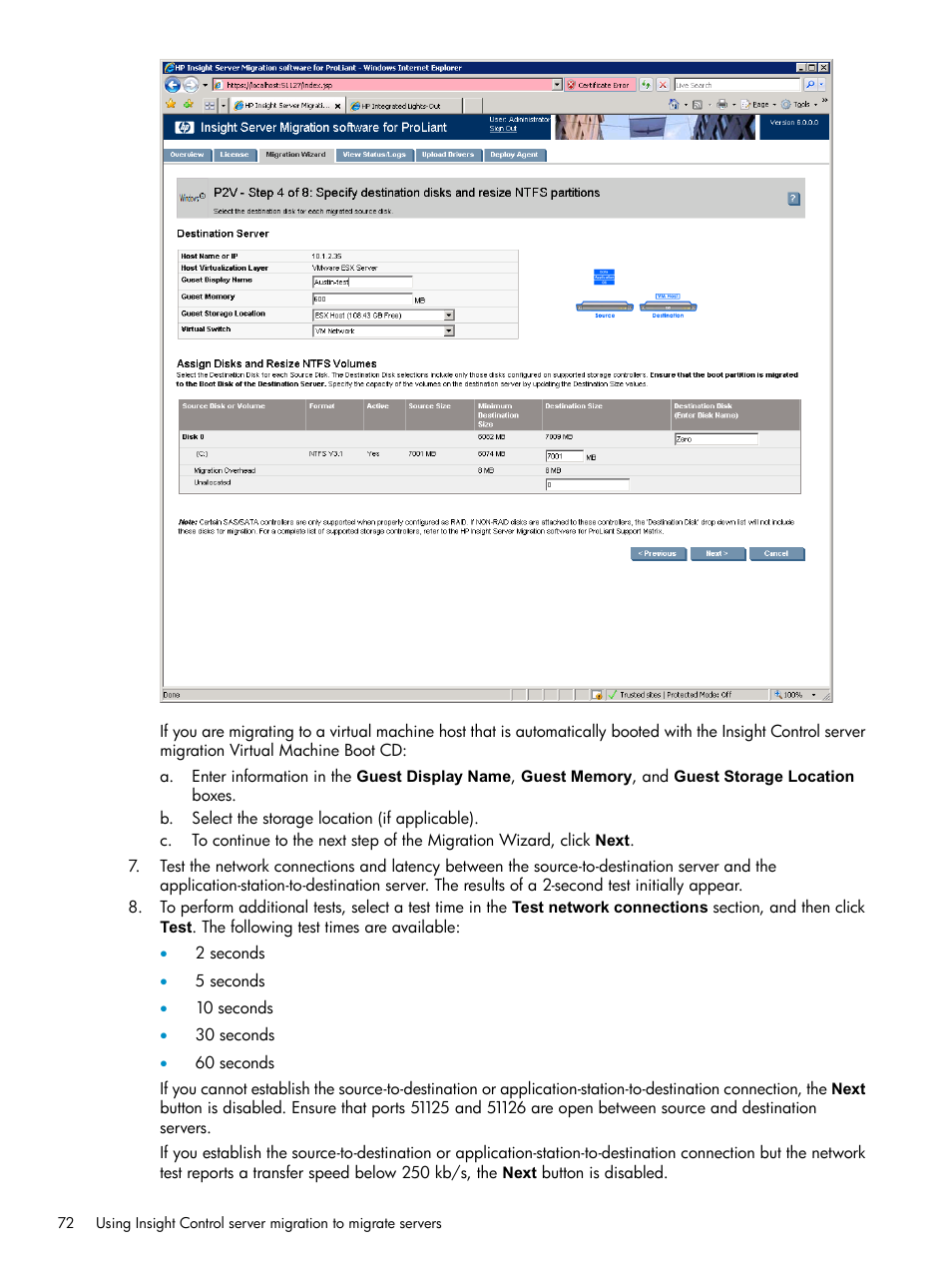 HP Insight Control User Manual | Page 72 / 173