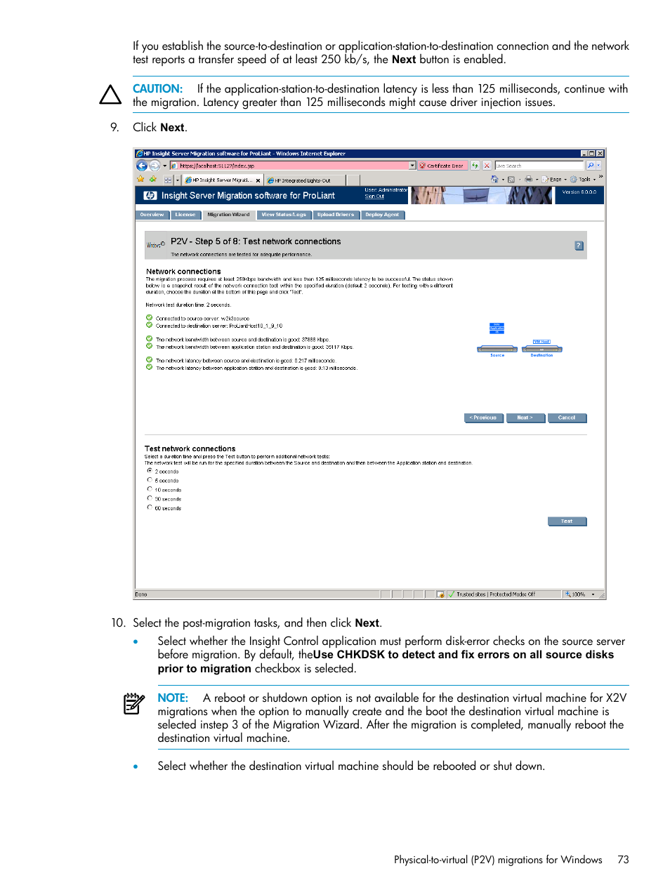 HP Insight Control User Manual | Page 73 / 173