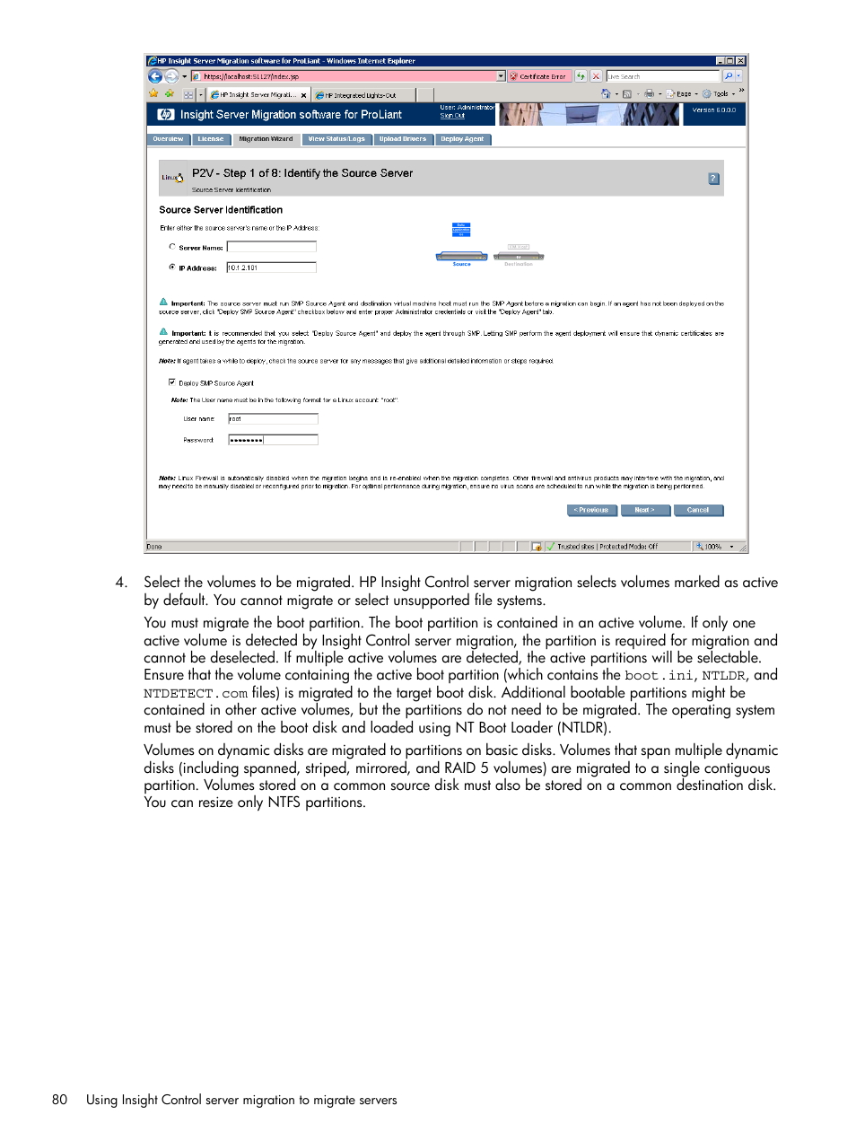 HP Insight Control User Manual | Page 80 / 173