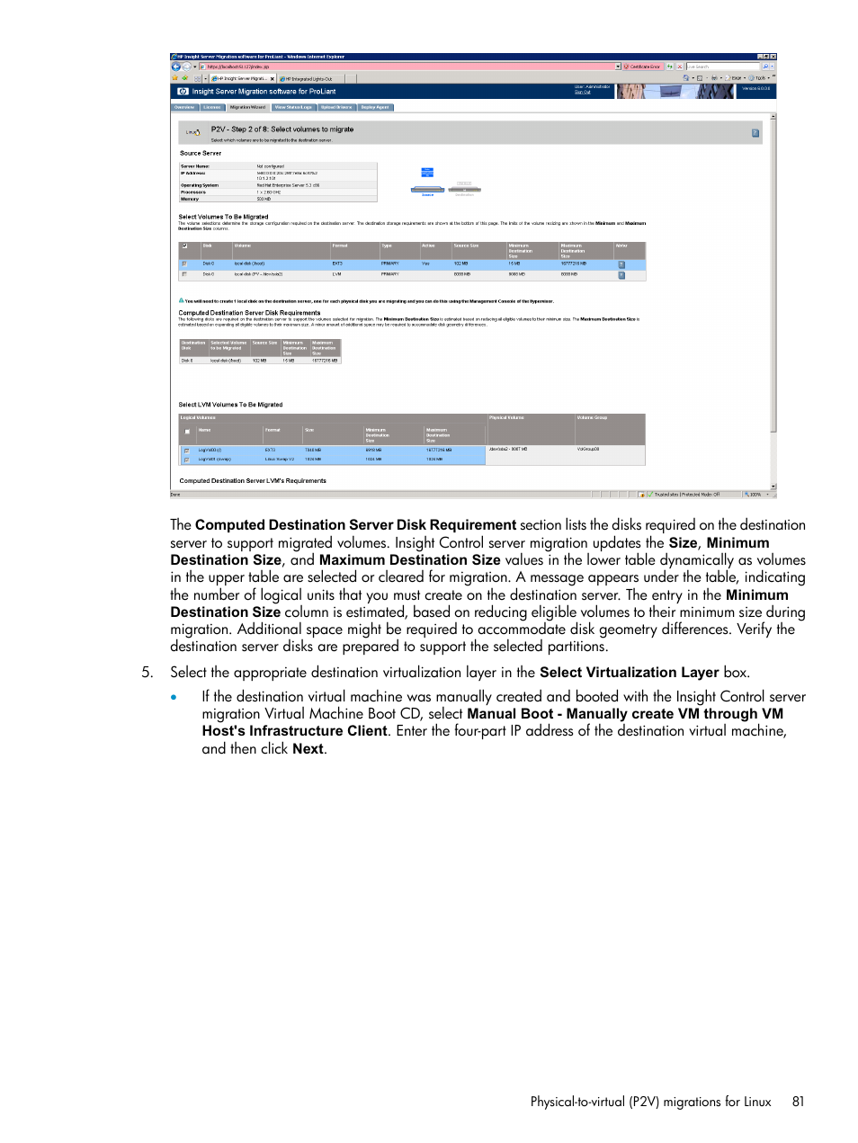 HP Insight Control User Manual | Page 81 / 173