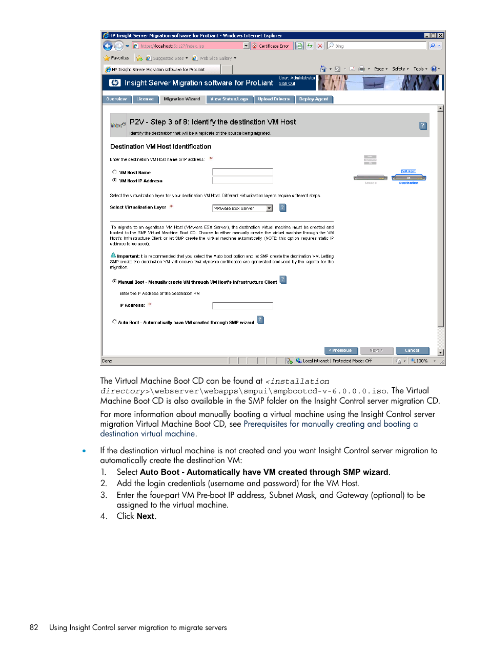 HP Insight Control User Manual | Page 82 / 173