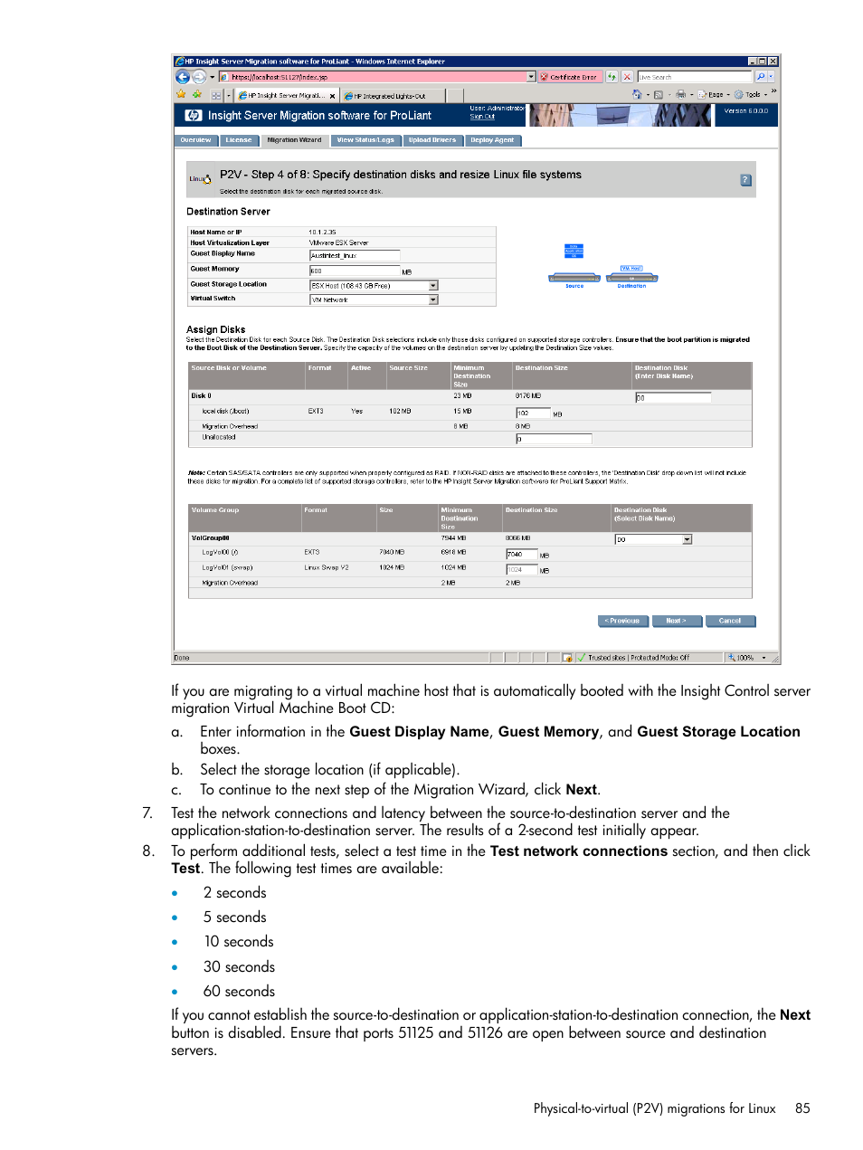HP Insight Control User Manual | Page 85 / 173