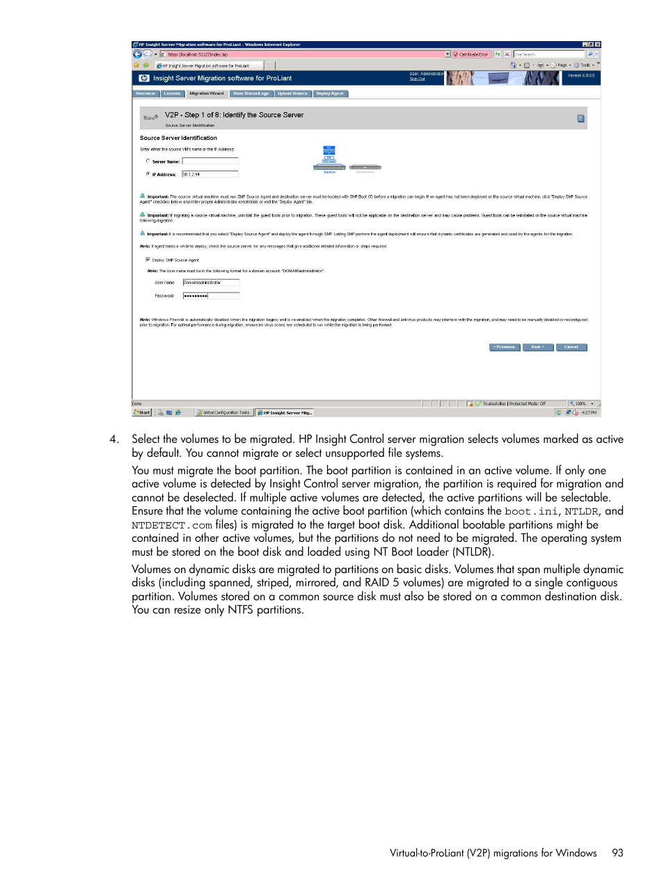 HP Insight Control User Manual | Page 93 / 173