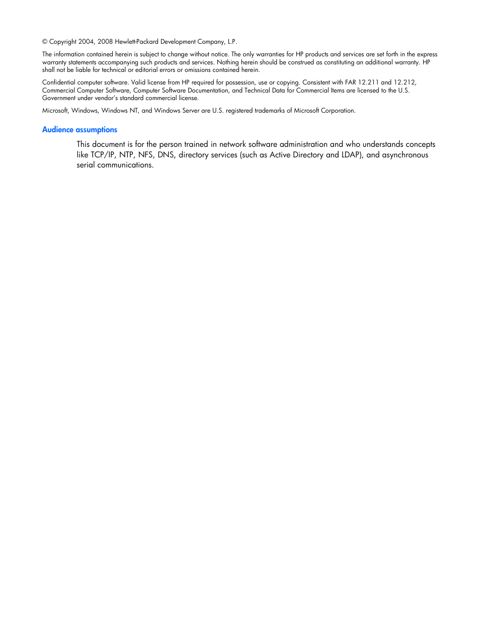 Notice | HP Microsoft Operations Manager Software User Manual | Page 2 / 116