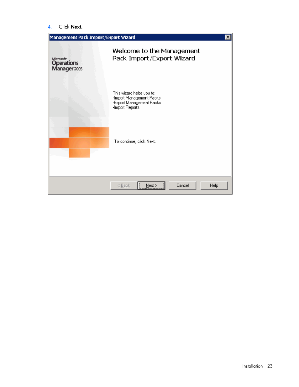 HP Microsoft Operations Manager Software User Manual | Page 23 / 116