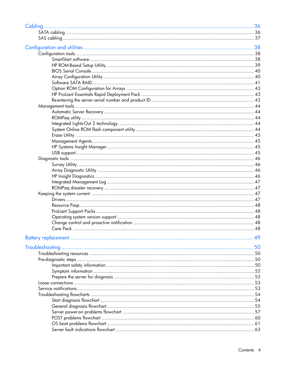 HP ProLiant ML310 G4 Server User Manual | Page 4 / 88