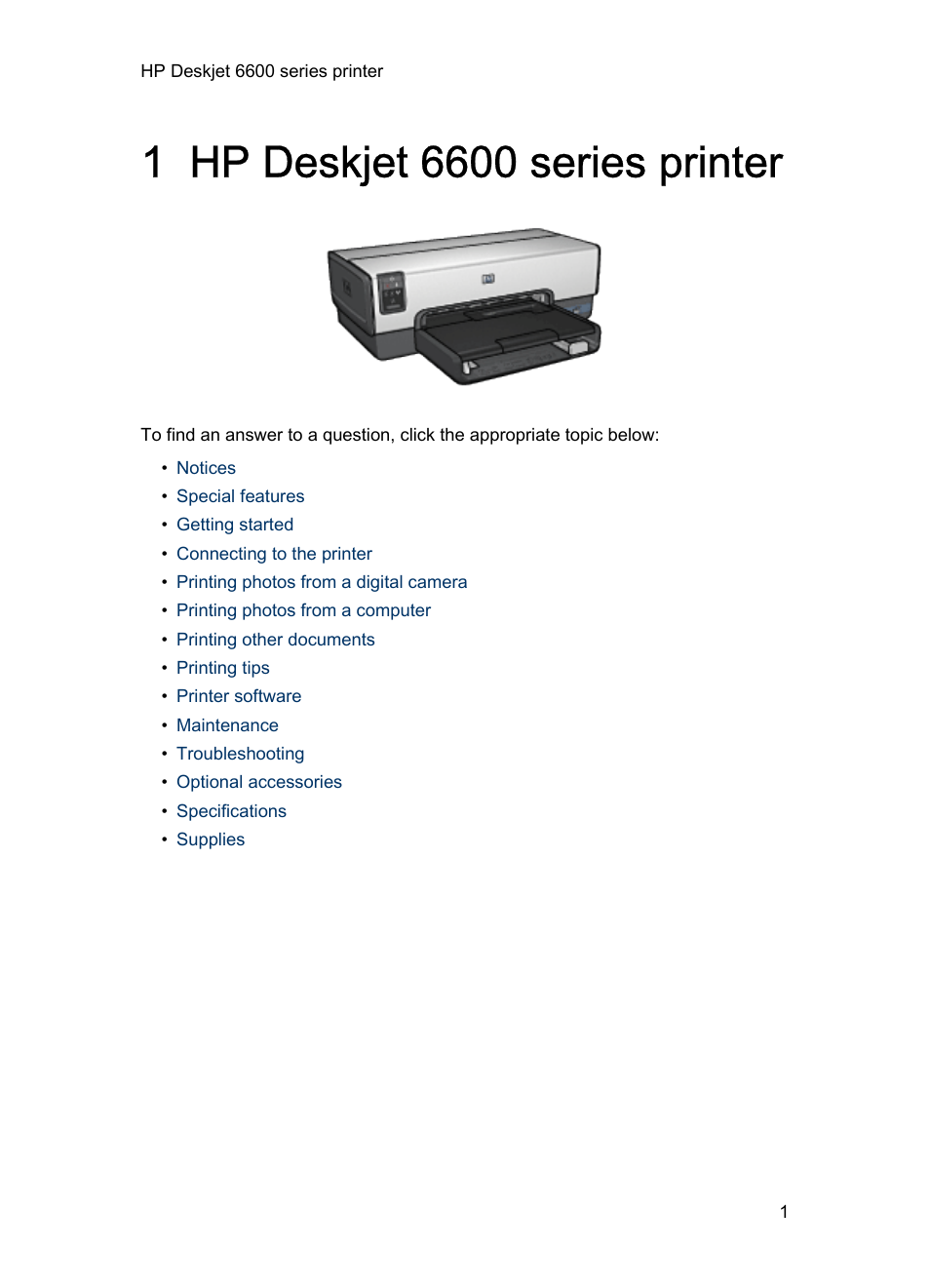 HP Deskjet 6620 Color Inkjet Printer User Manual | 169 pages