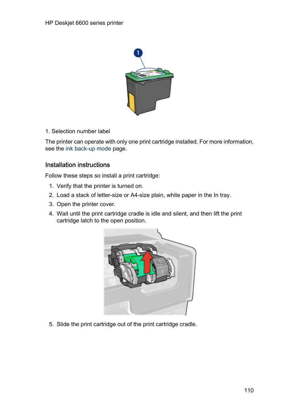 Installation instructions | HP Deskjet 6620 Color Inkjet Printer User Manual | Page 110 / 169