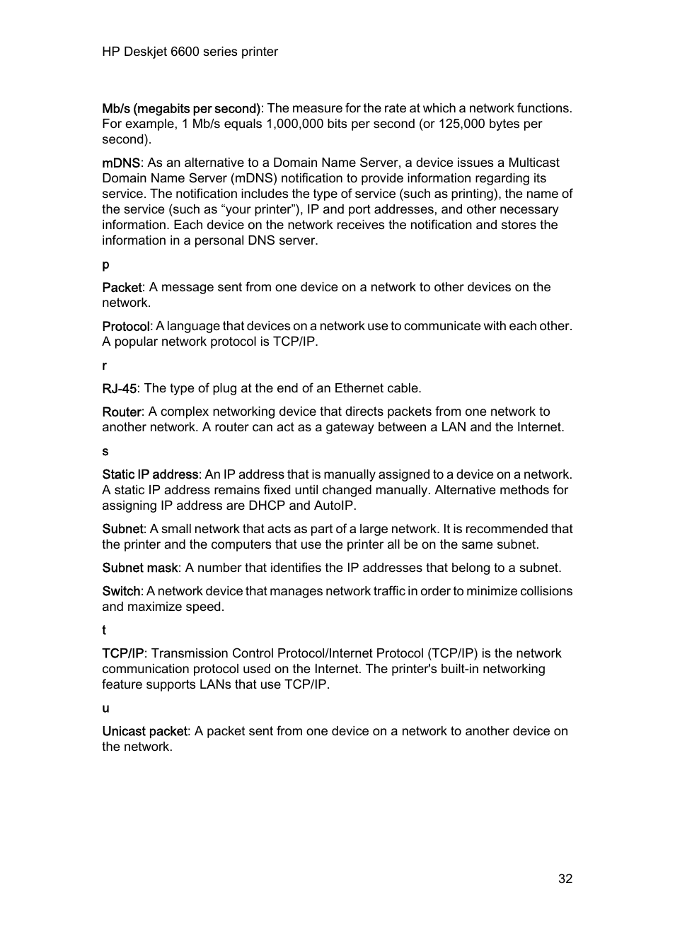 HP Deskjet 6620 Color Inkjet Printer User Manual | Page 32 / 169