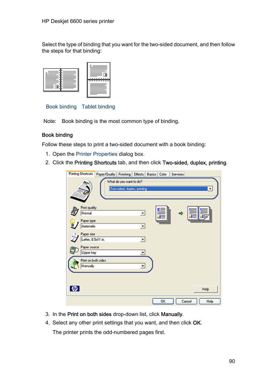 HP Deskjet 6620 Color Inkjet Printer User Manual | Page 90 / 169