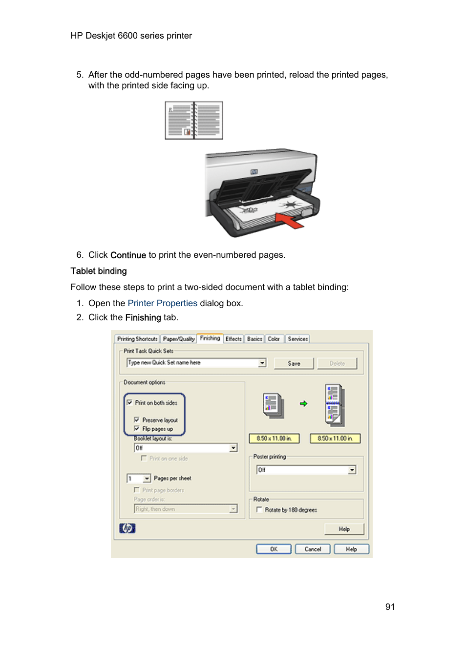 HP Deskjet 6620 Color Inkjet Printer User Manual | Page 91 / 169