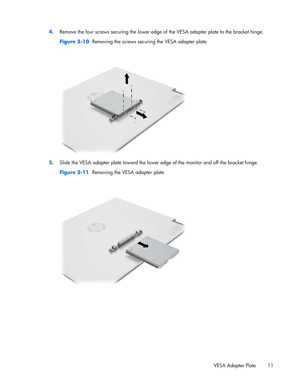 HP x2401 24-inch LED Backlit Monitor User Manual | Page 17 / 23