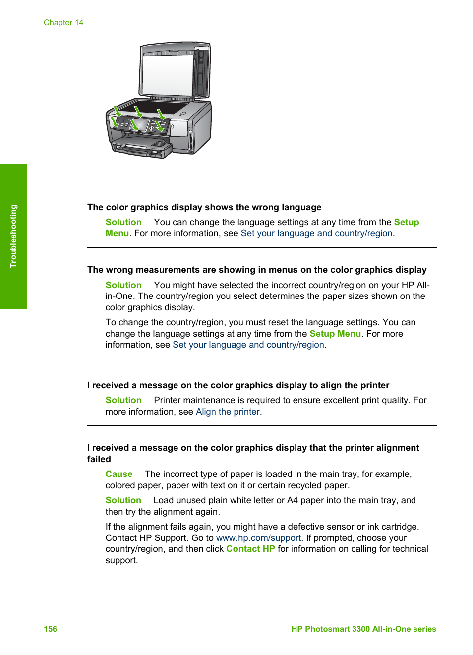 HP Photosmart 3310 All-in-One Printer User Manual | Page 159 / 212