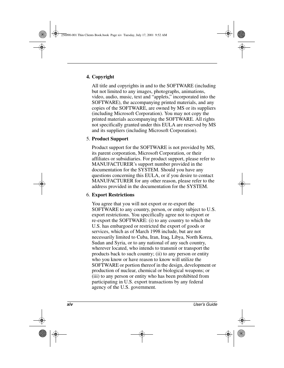 HP Compaq t1000 Terminal Thin Client PC series User Manual | Page 14 / 58