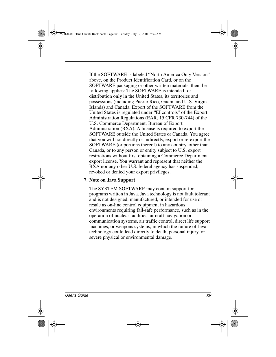 HP Compaq t1000 Terminal Thin Client PC series User Manual | Page 15 / 58