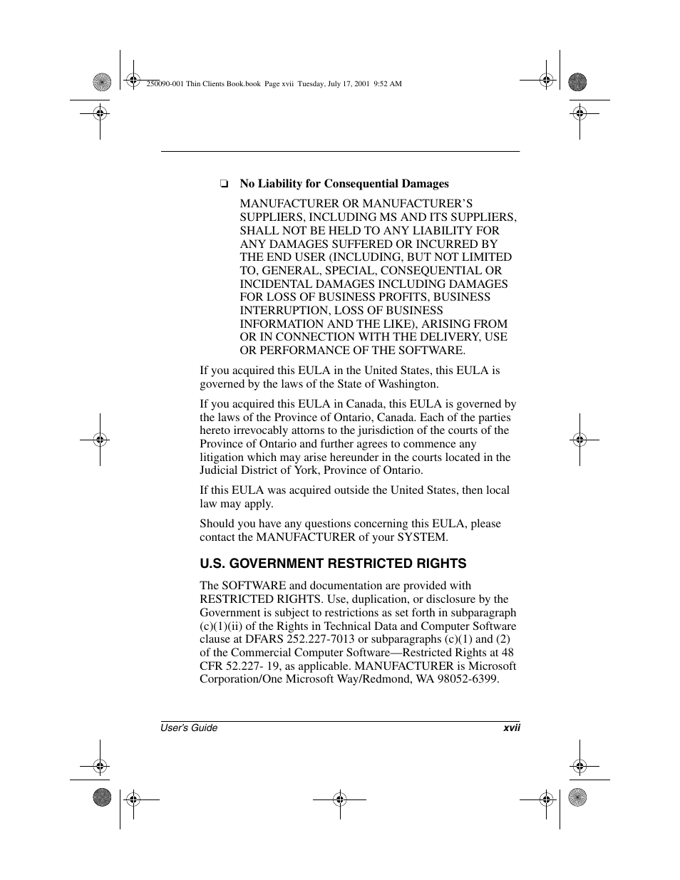 HP Compaq t1000 Terminal Thin Client PC series User Manual | Page 17 / 58