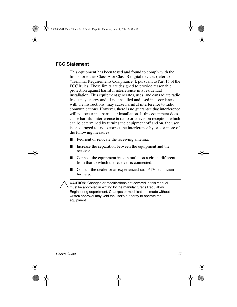 HP Compaq t1000 Terminal Thin Client PC series User Manual | Page 3 / 58