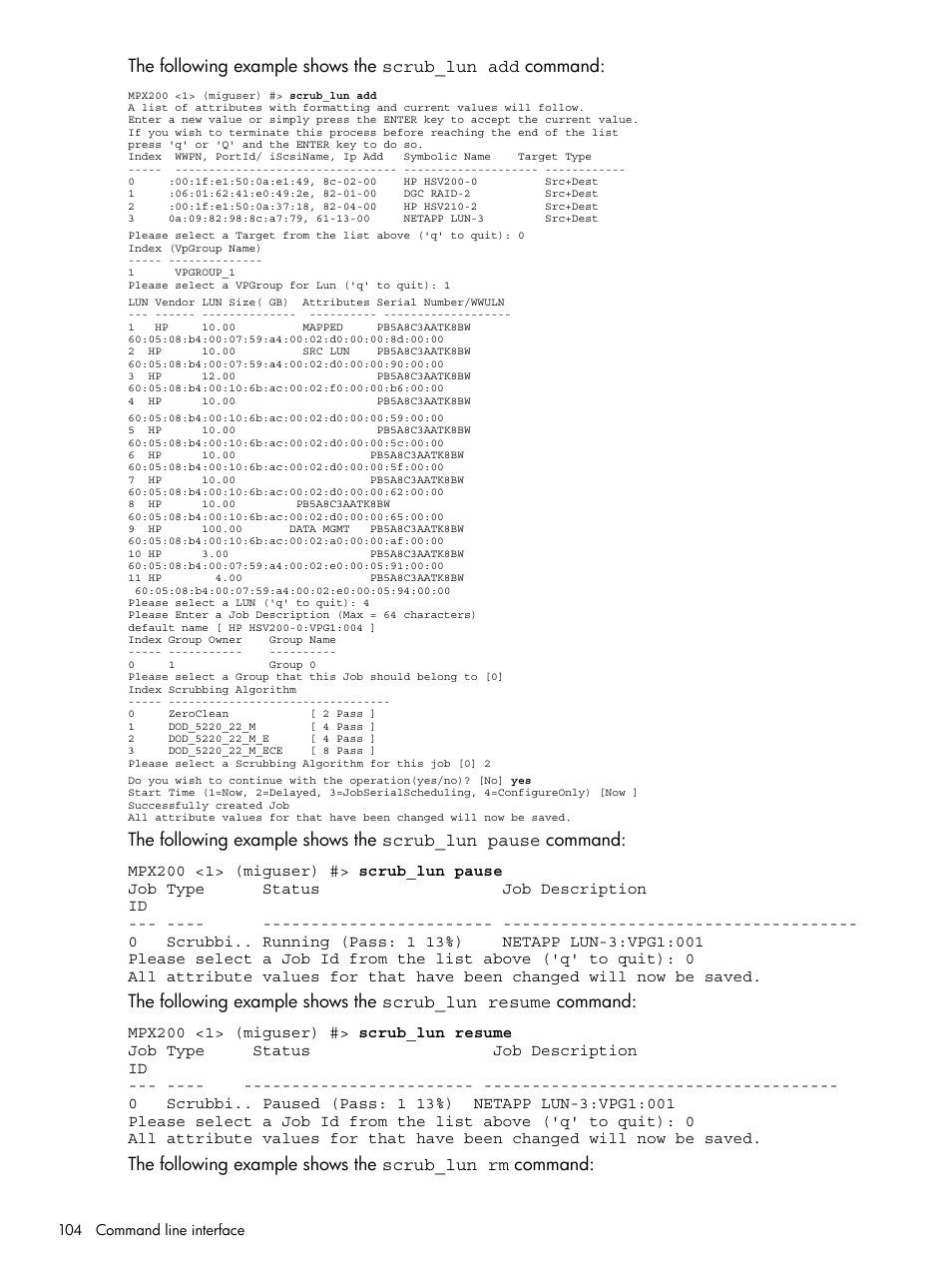 HP MPX200 Multifunction Router User Manual | Page 104 / 180