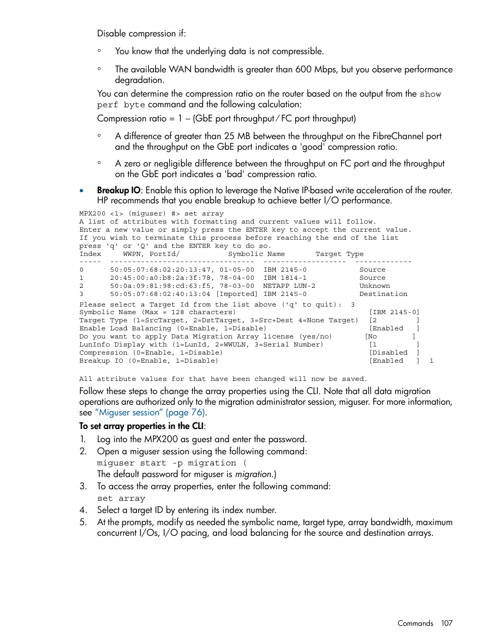 HP MPX200 Multifunction Router User Manual | Page 107 / 180