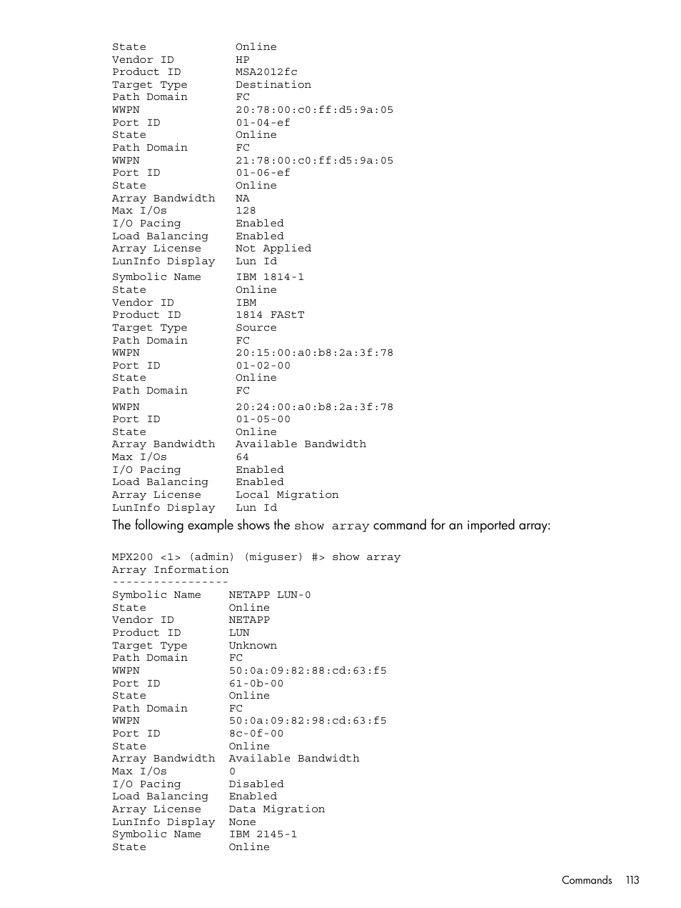 HP MPX200 Multifunction Router User Manual | Page 113 / 180