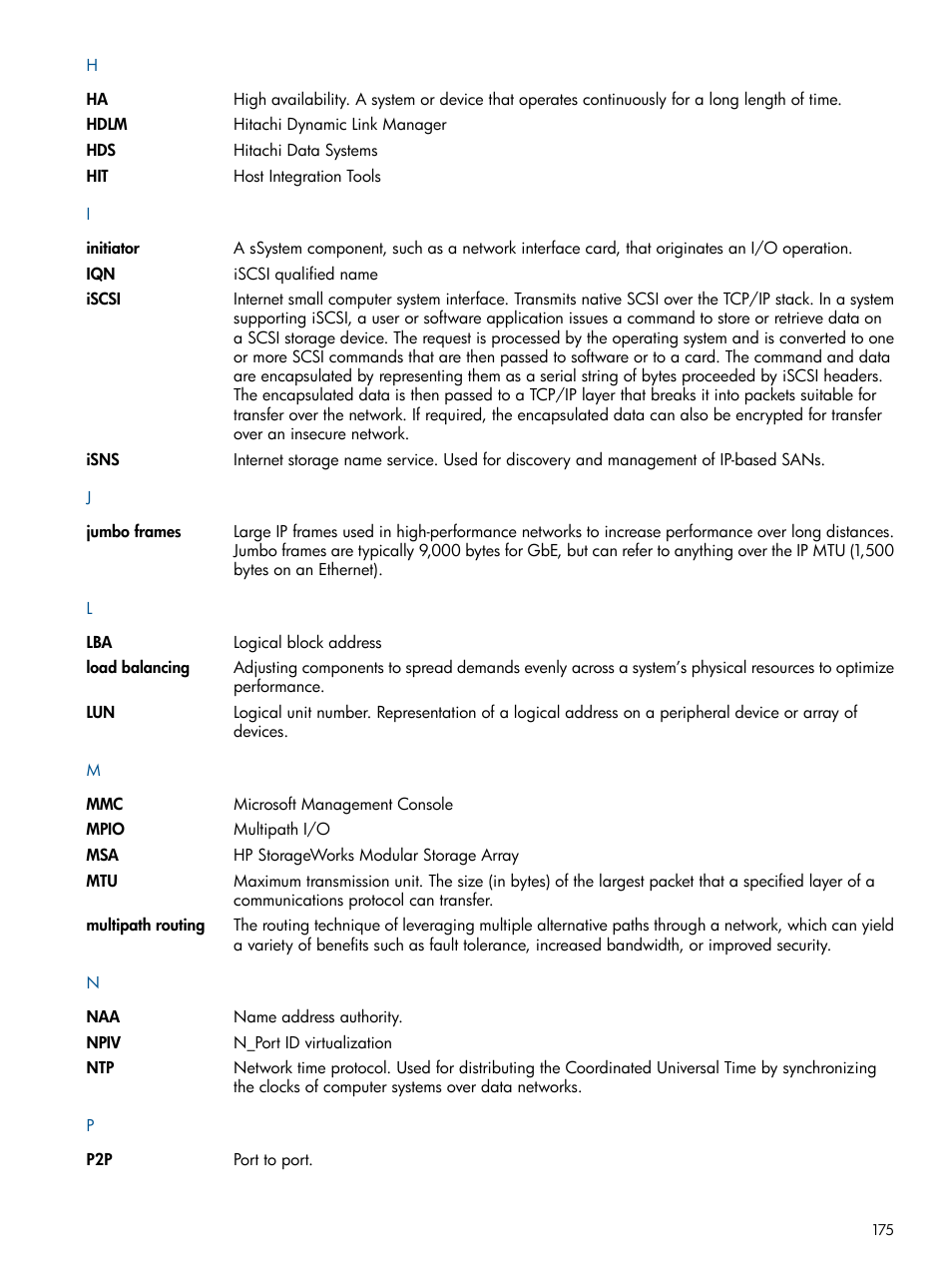 HP MPX200 Multifunction Router User Manual | Page 175 / 180