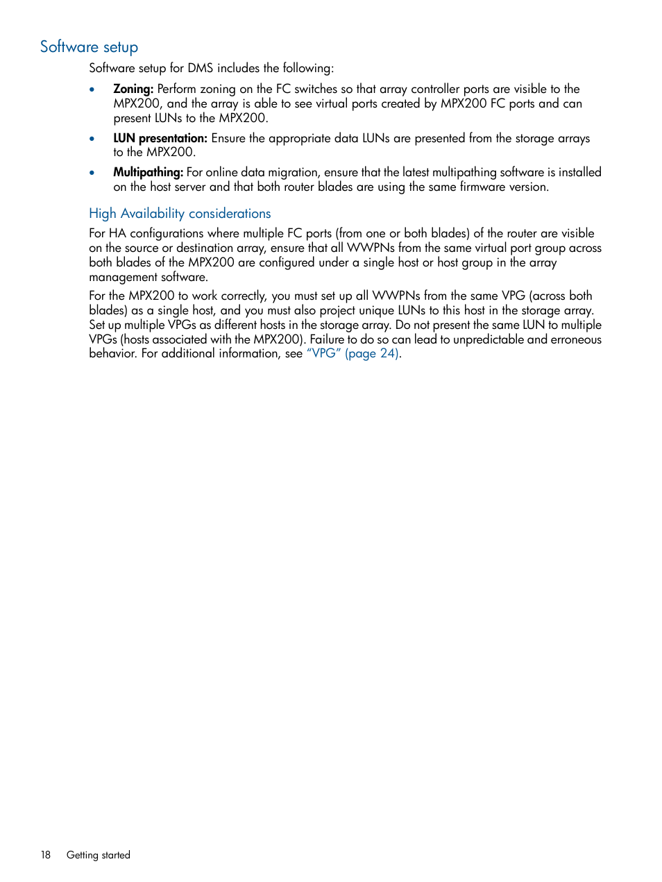 Software setup | HP MPX200 Multifunction Router User Manual | Page 18 / 180