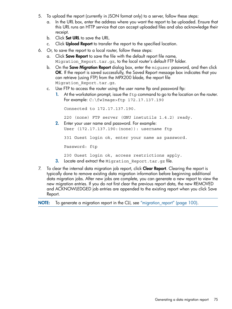 HP MPX200 Multifunction Router User Manual | Page 75 / 180