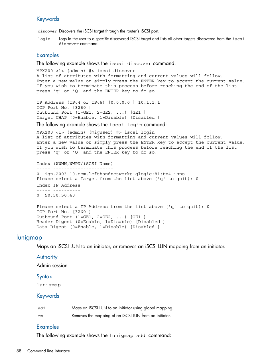 Lunigmap | HP MPX200 Multifunction Router User Manual | Page 88 / 180