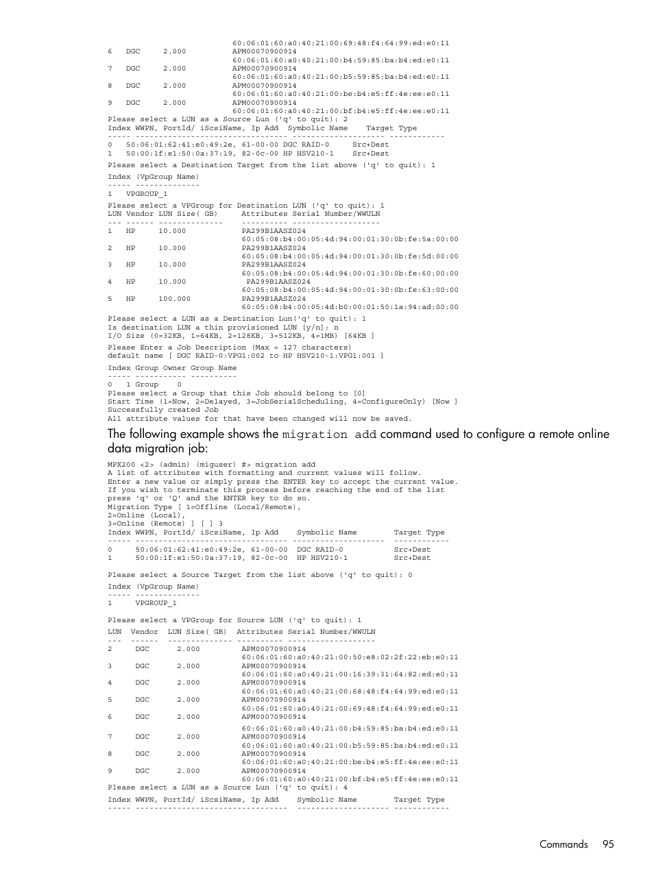 HP MPX200 Multifunction Router User Manual | Page 95 / 180