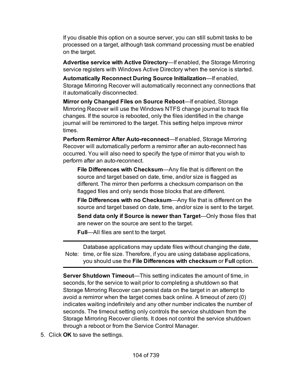 HP Storage Mirroring Software User Manual | Page 106 / 741