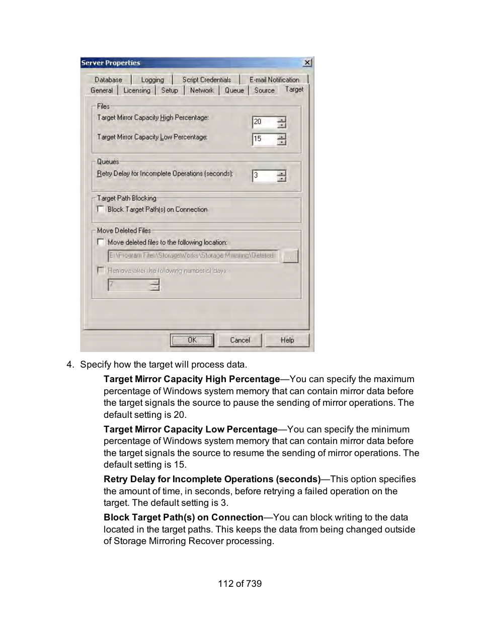 HP Storage Mirroring Software User Manual | Page 114 / 741