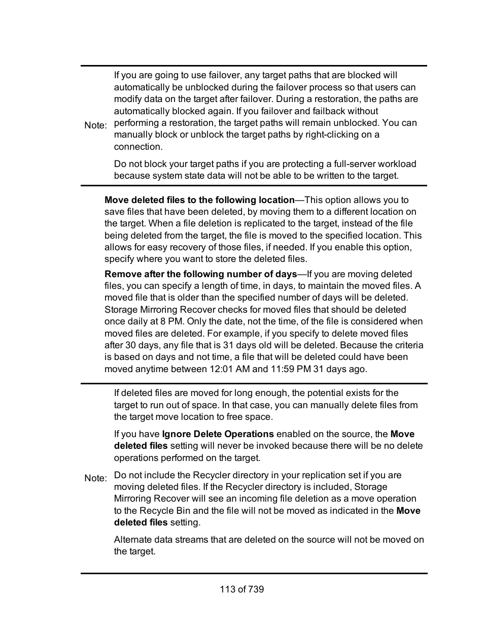 HP Storage Mirroring Software User Manual | Page 115 / 741