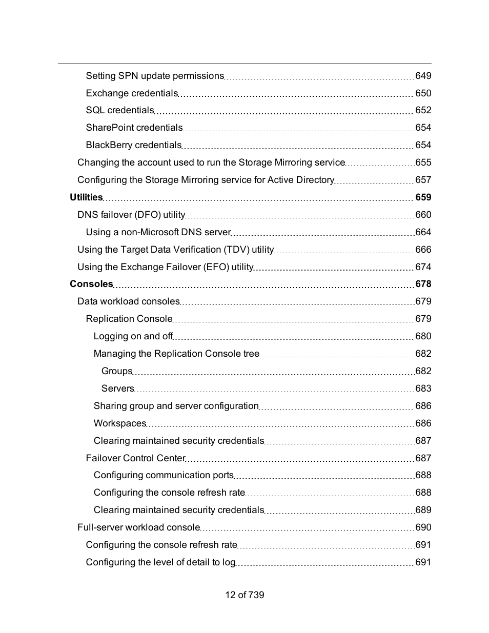HP Storage Mirroring Software User Manual | Page 14 / 741